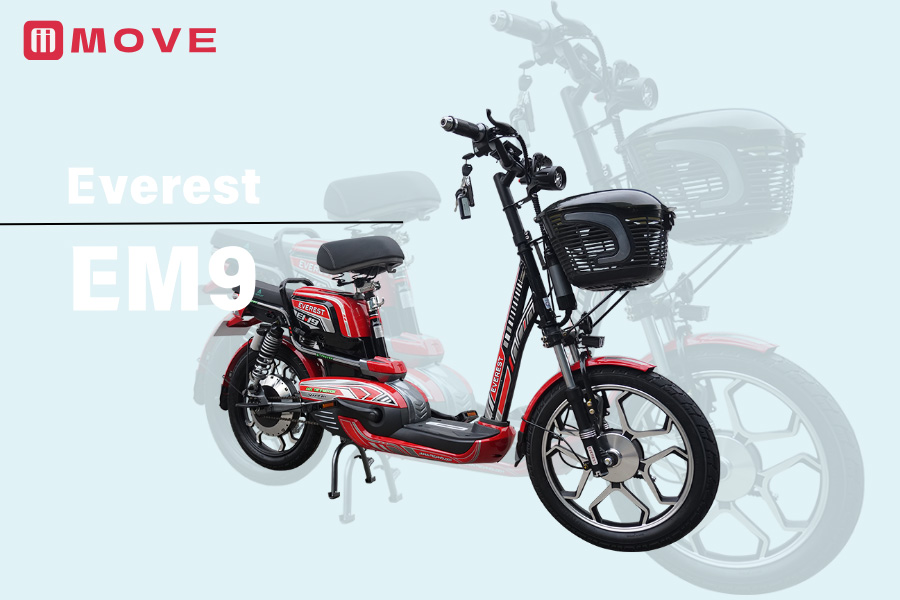 Everest EM9 mẫu xe đạp điện cho học sinh cấp 3
